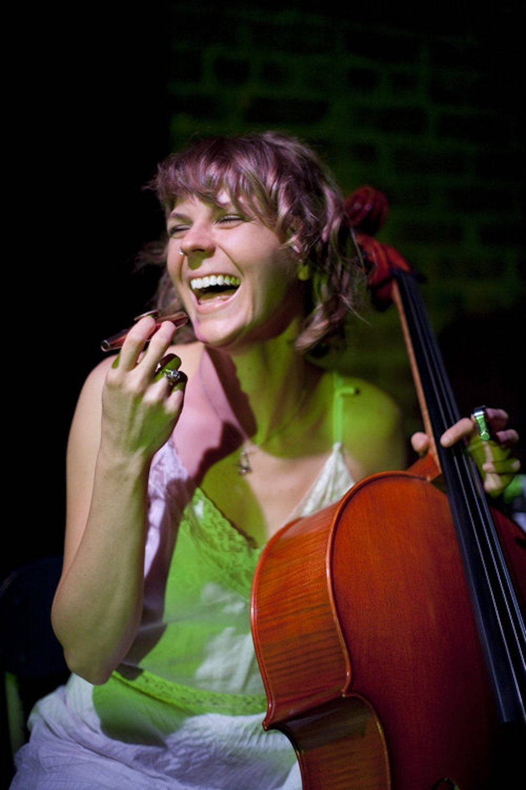 Cellist Amanda Gookin, creator of the The Forward Music Project; PHOTO CREDIT: Amanda Gookin