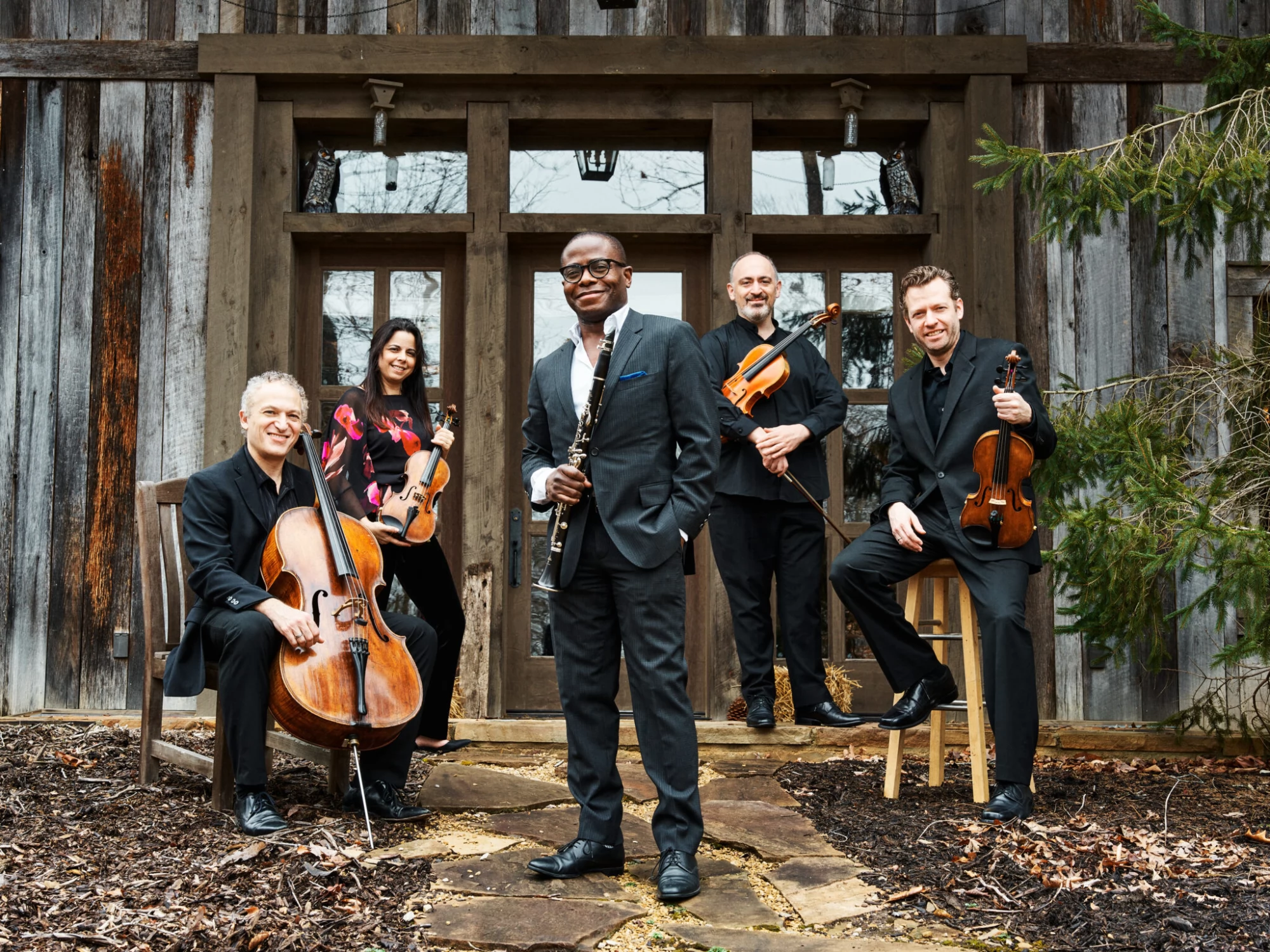 ANTHONY MCGILL & THE PACIFICA QUARTET PHOTO CREDIT: Eric Rudd Photography